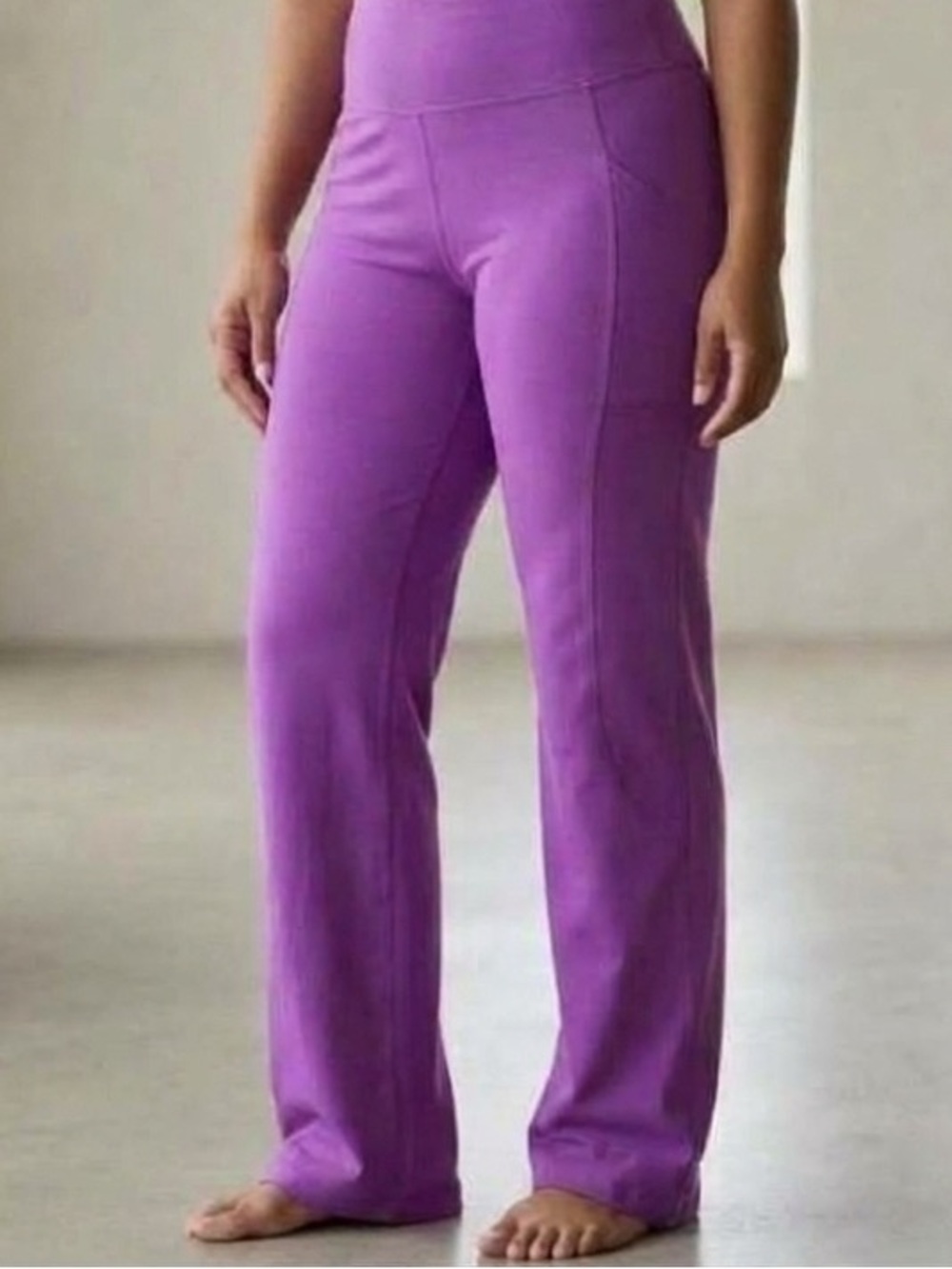 Lululemon Align High-Rise Wide-Leg Pants Purple Size 12 Excellent Condition